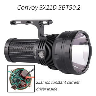 SBT90.2 恒流版 强光远射手电筒 Convoy 3X21D