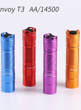 Convoy T3 手电筒,高显色, AA 14500 手电筒, 219B 219C 四档