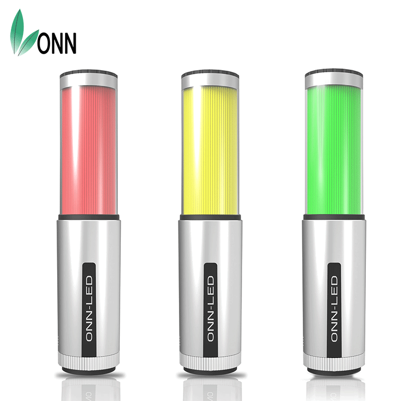 onn欧恩M4C led三色灯数控机床警示灯单层红黄绿可折蜂鸣器指示灯