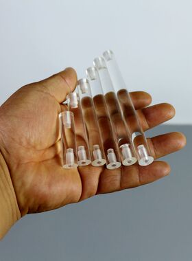 高透明亚克力实心圆棒有机玻璃圆柱形攻牙打孔M4导光加工定制塑料