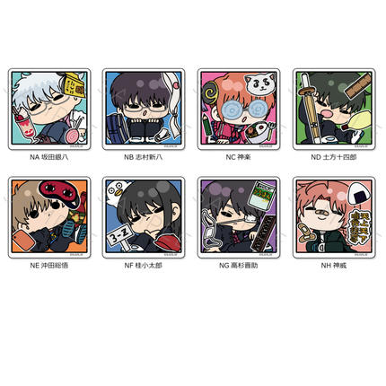 限购五件预定定金 银魂 3年Z组银八先生 mochocho 2弹 贴纸 SYNC