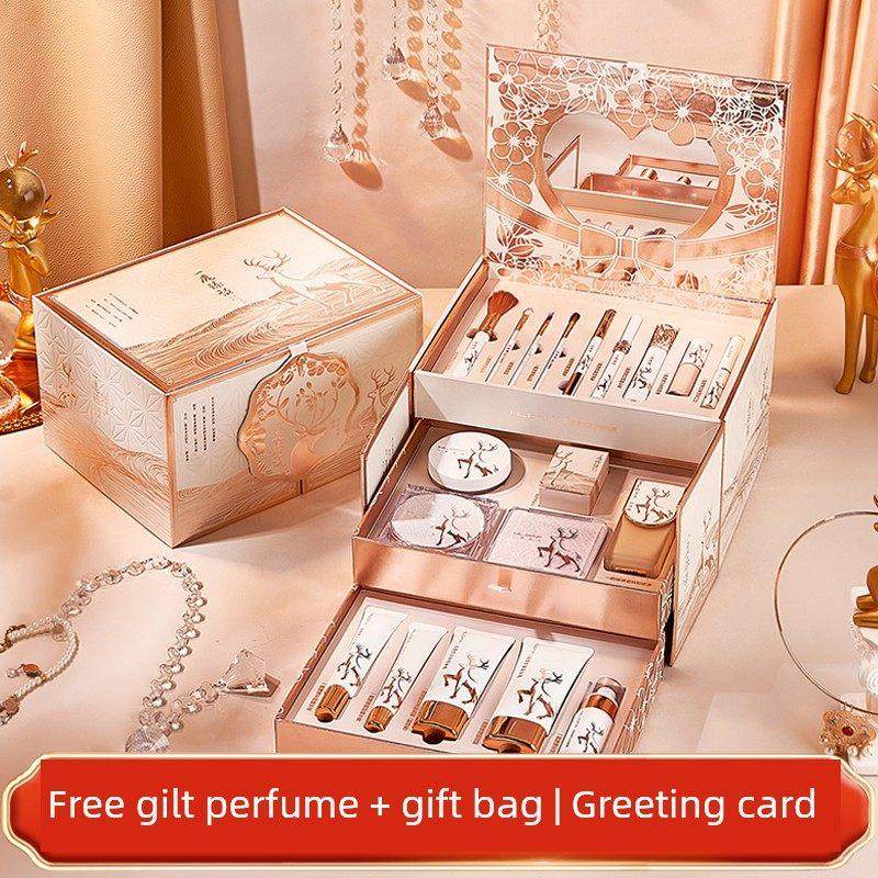 日记彩妆套装正品全套化妆品套盒大牌口红礼盒送女生520节日礼物