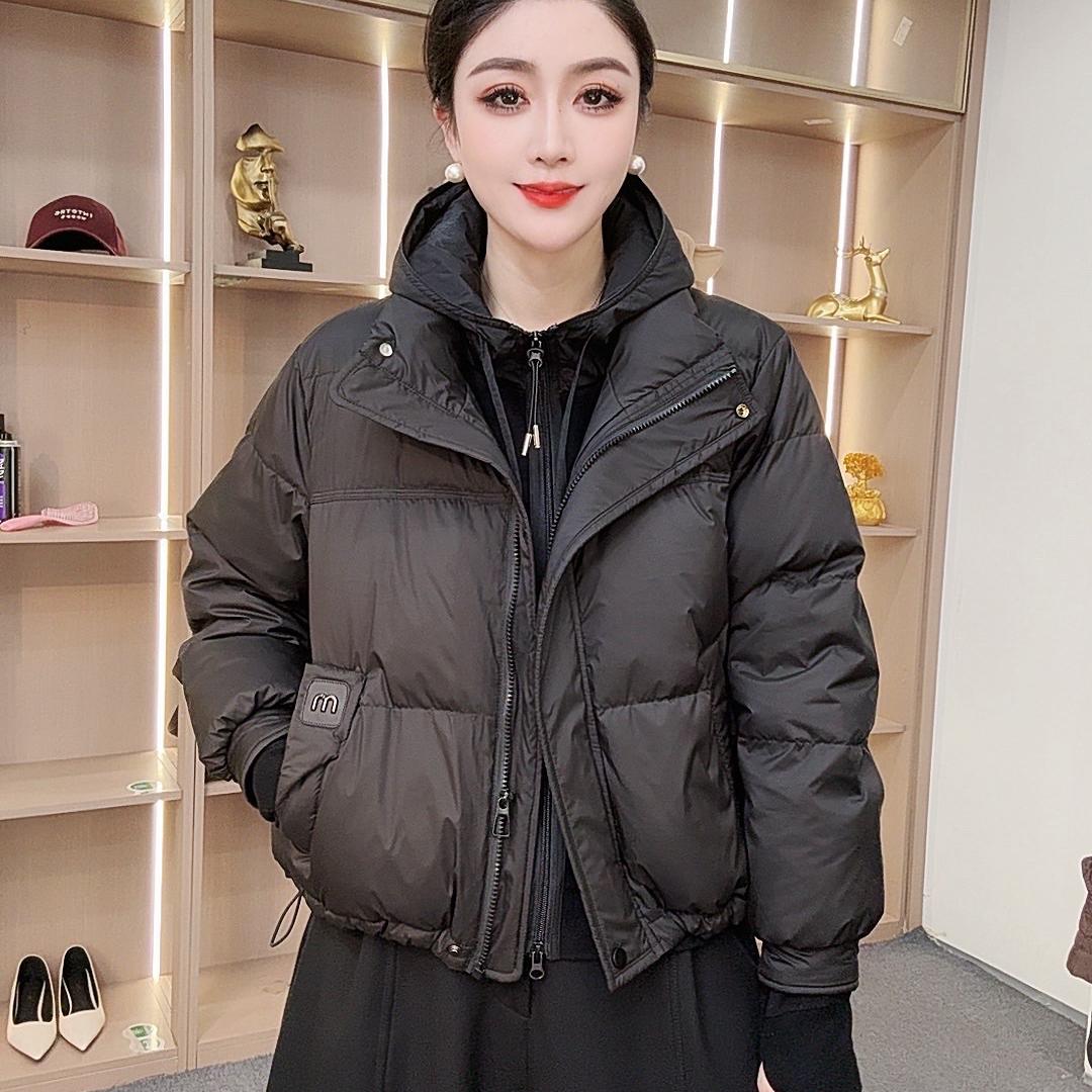 休闲立领百搭轻奢羽绒服女