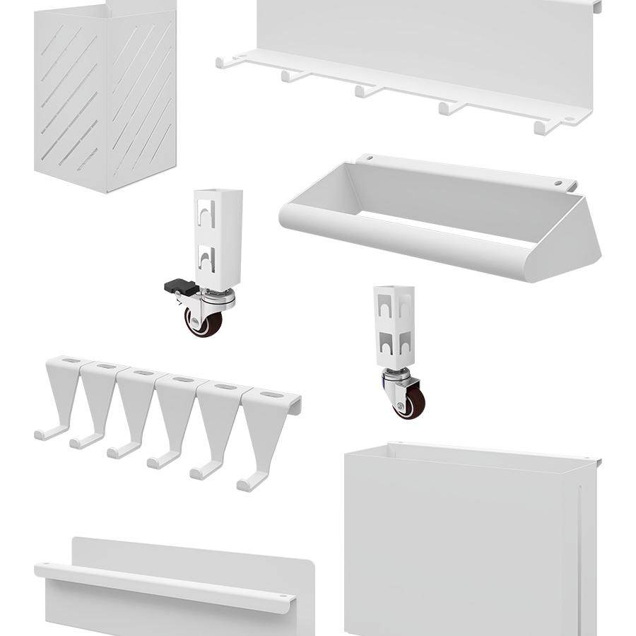 【白色配件】峰阳置物架轮子 抽屉 柜门 置物盒 挂衣杆 挂钩网筐,厨房/烹饪用具,厨房置物架/置物柜/角架,淘宝优惠券,粉丝福利购,淘宝优惠卷