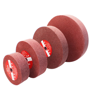 纤维轮尼龙轮抛光轮不织布研磨轮抛光机拉丝轮不锈钢打磨片抛光片