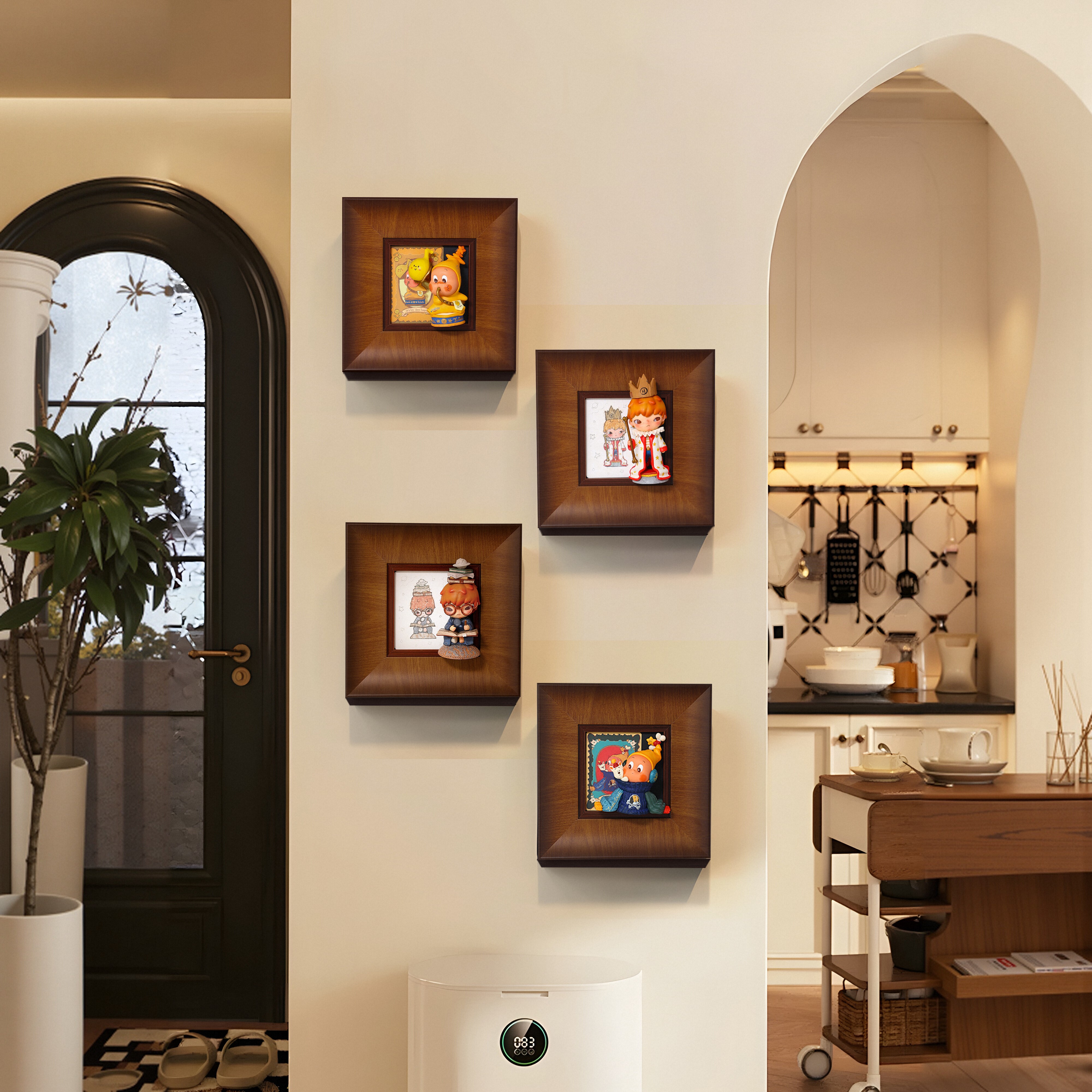 盲盒实木相框摆台diy礼物送朋友