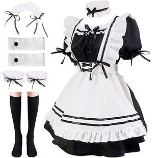 奇迹暖暖cos服红酒甜心女仆装lolita可爱女佣服cosplay舞台表演服