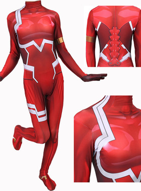 动漫国家队darling in the frankxx 02 万圣节服装儿童男cos服