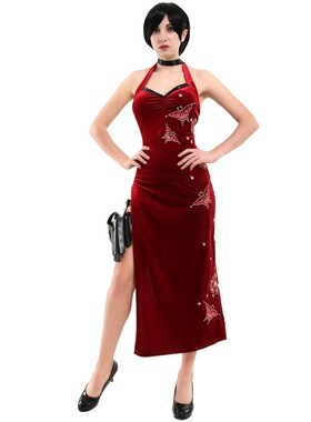 Resident Evil 生化危机4重置版cos艾达王Ada旗袍cosplay舞台服装
