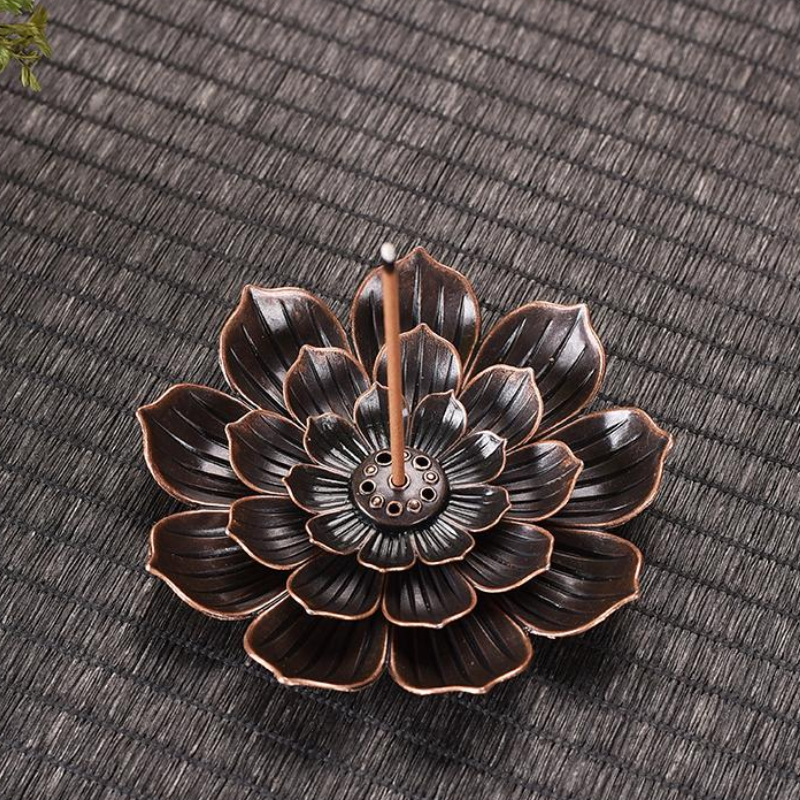 金属莲花香插香座线香炉施境家用室内熏香炉禅意香插供佛多孔香道,餐饮具,茶道/香炉,淘宝优惠券,粉丝福利购,淘宝优惠卷