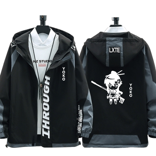 天元突破漫画二次元卡通游戏海报周边衣服休闲夹克男女百搭潮外套