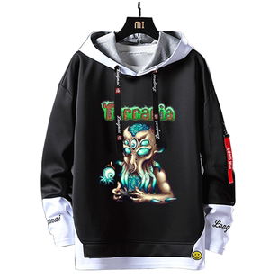 沙盒游戏泰拉瑞亚周边衣服连帽卫衣男女休闲上衣百搭潮牌潮流外套
