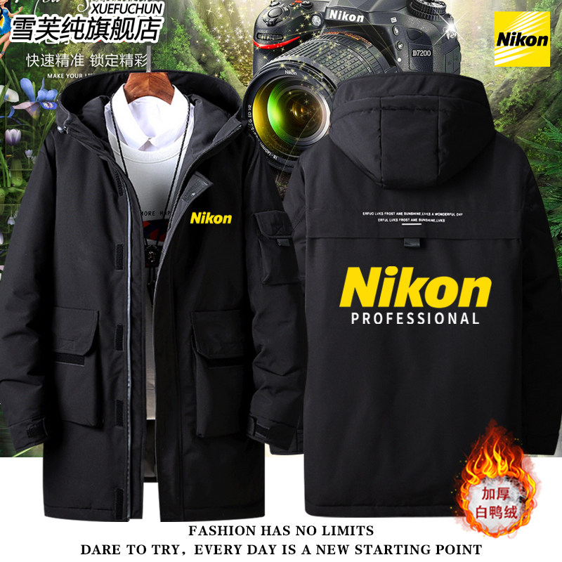 尼康相机nikon外套fm2单反胶片摄影摄像师工作服羽绒服男女上衣服