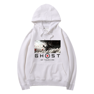 PS4电玩对马岛之魂衣服连帽卫衣日系武士道游戏周边外套男女上衣