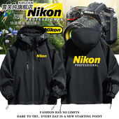 尼康相机nikon外套衣服fm2单反胶片摄影摄像师工作服冲锋衣夹克男