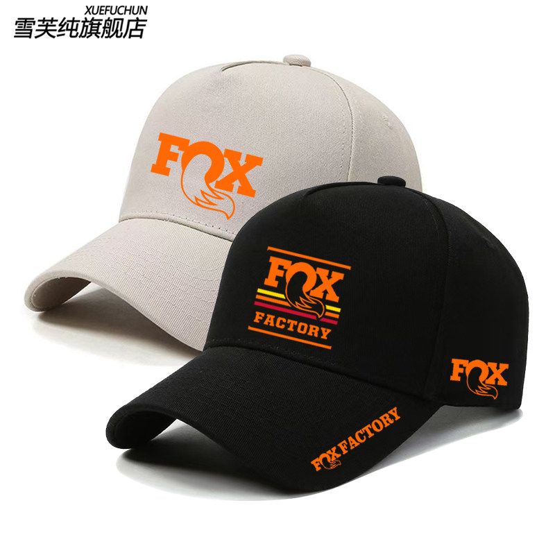 Fox越野摩托车山地自行车骑行周边鸭舌帽男女休闲帽子户外棒球帽