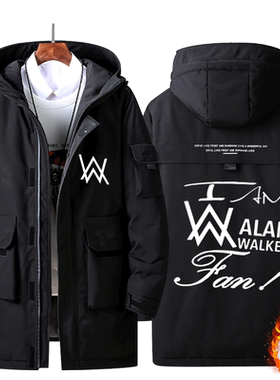 AlanWalker艾伦沃克faded同款羽绒服男女休闲棉服加厚外套潮上衣