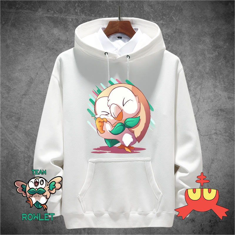 口袋妖怪日月衣服木木枭鸟火斑喵卫衣小智同款精灵宝可梦周边外套