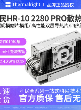 利民HR-10 2280 PRO M.2SSD 固态硬盘散热器M2散热马甲铜管散热片