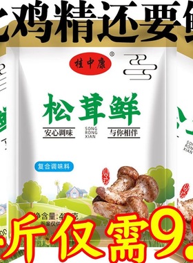 【超低价】松茸鲜调味料代替鸡精味精调料菌菇粉炒菜煲汤松茸粉批