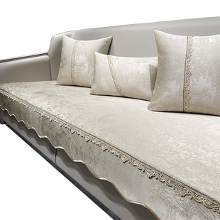 2025网红轻奢风沙发垫四季通用布艺高档防滑现代简约真皮坐垫套罩