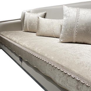 沙发垫四季通用防滑轻奢风北欧布艺组合坐垫高档现代简约套罩定制