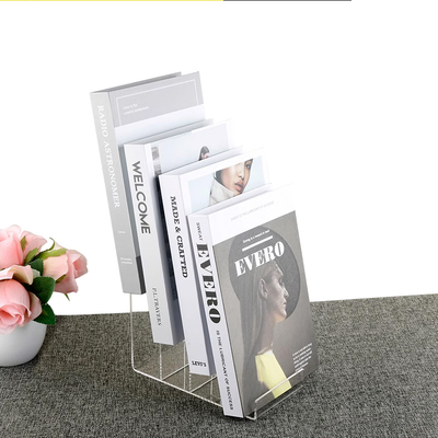亚克力多层钱包架透明展示架面膜手机书本梯形支架多层收纳展示架