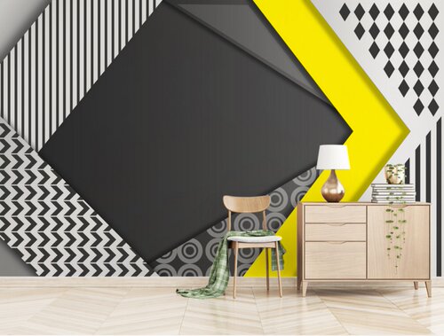 不规则墙纸价格 不规则墙纸图片 星期三