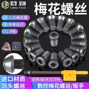 T6T8T9T10T15T20刀杆刀粒扳手M2M2.5M3M4M3.5M5M6刀片梅花螺丝