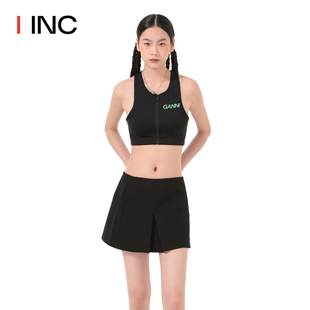 23PF拉链式 GANNI设计师品牌 IINC 字母运动背心女