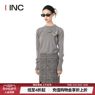 设计师品牌 IINC Coperni 23AW小众设计感饰品针织毛衣女