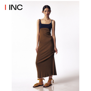 MARCHEN 假日系列天際正反兩穿吊帶連衣裙女IINCBOUTIQUE 秋季