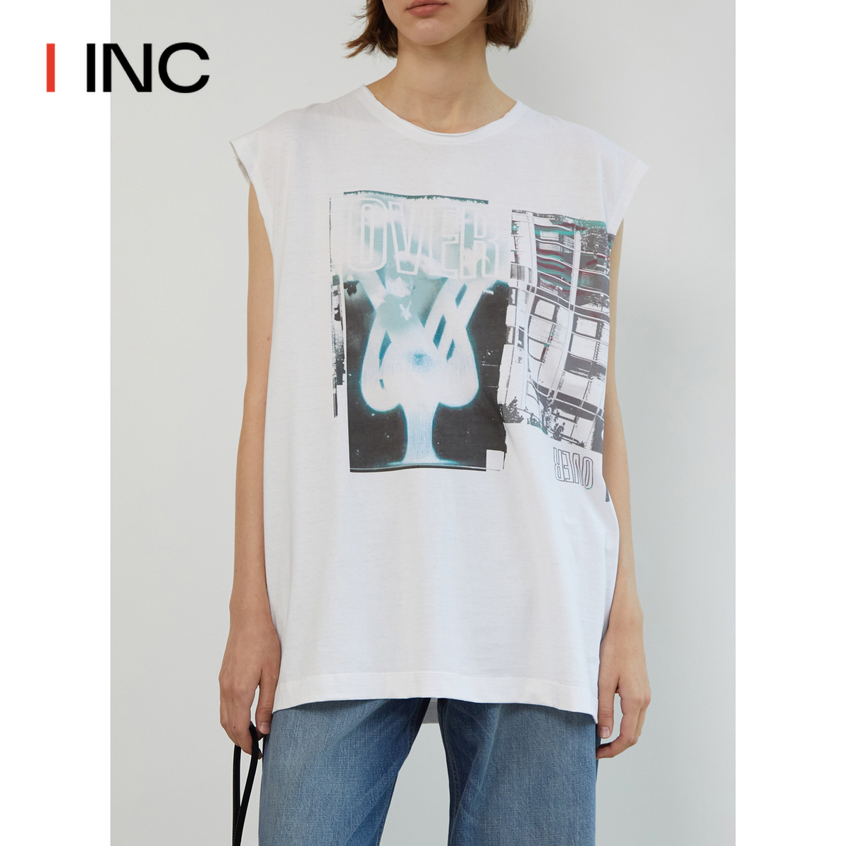 【LOW CLASSIC设计师品牌】IINC 24SS新款镂空无袖T恤宽松上衣女