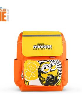 神偷奶爸宝客小黄人儿童背包橙色卡通送男孩送女孩出游外出小背包