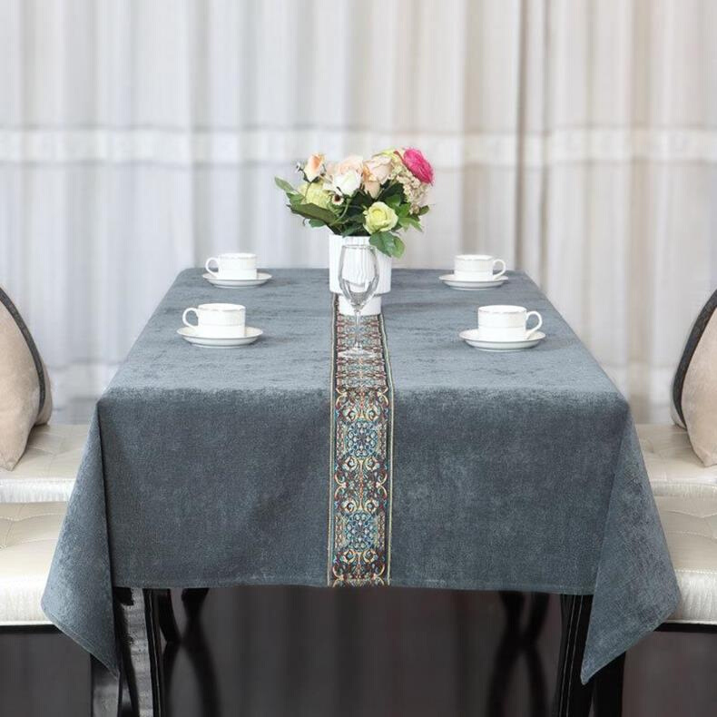 Round Table oval coffee table clothW round tablecloth styM