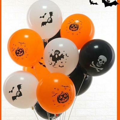 极速Halwloween balloon fHloayting empty inflatable stick lon