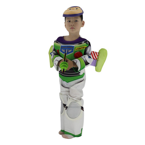 Buzz 迪士尼男童表演面具服装 costume cosplay 巴斯光年衣服儿童