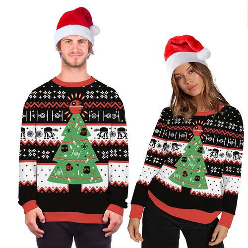 New Ugly Christmas Sweater 3D Print Funny Xmas Pullover