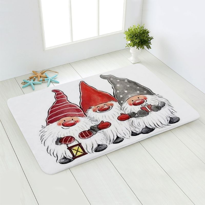 Natal Gnome Santa Claus Christmas Mat Outdoor Carpet Merry C