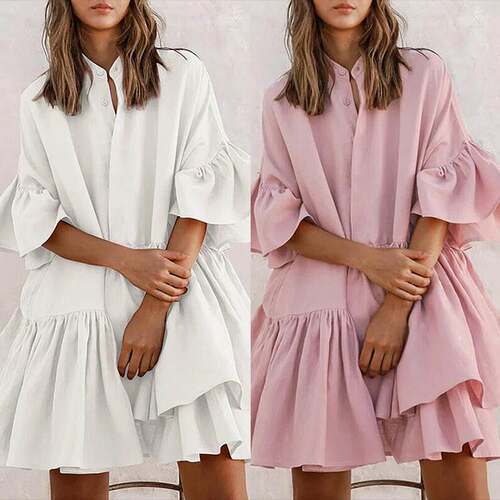 Summer fashion ladies skirt New chiffon loose women dress 女