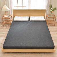 density memory foam bed mattress topper pad spong folding thumbnail 5