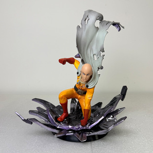 一拳超人琦玉秃头披风侠正义执行英雄男生动漫手办摆件公仔礼物