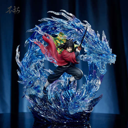 鬼灭之刃动漫盲盒手办鬼杀队炭治郎善逸水柱富冈义勇模型摆件礼物