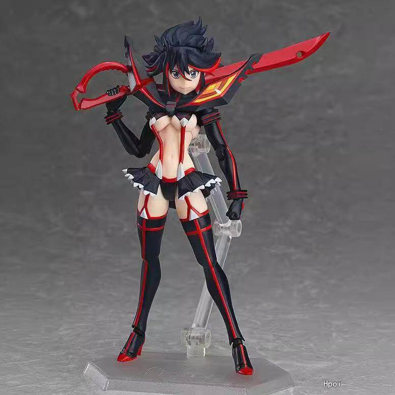 figma 220 双斩少女 斩服少女 缠流子 可动手办