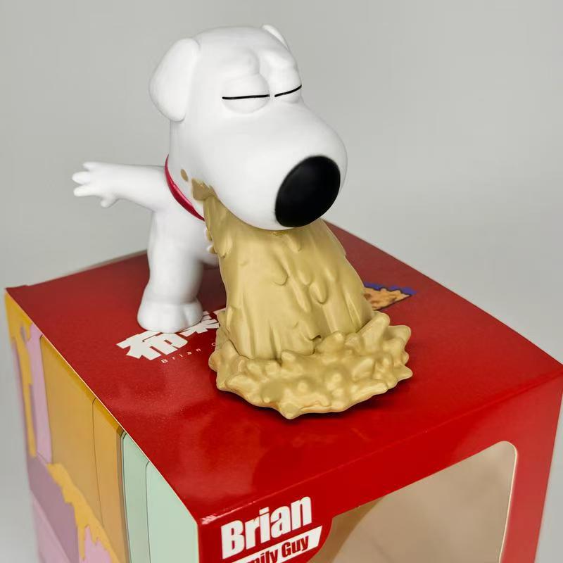 优质版 布莱恩恶搞一家之呕吐布莱恩动漫周边手办 礼物 彩盒 饺子