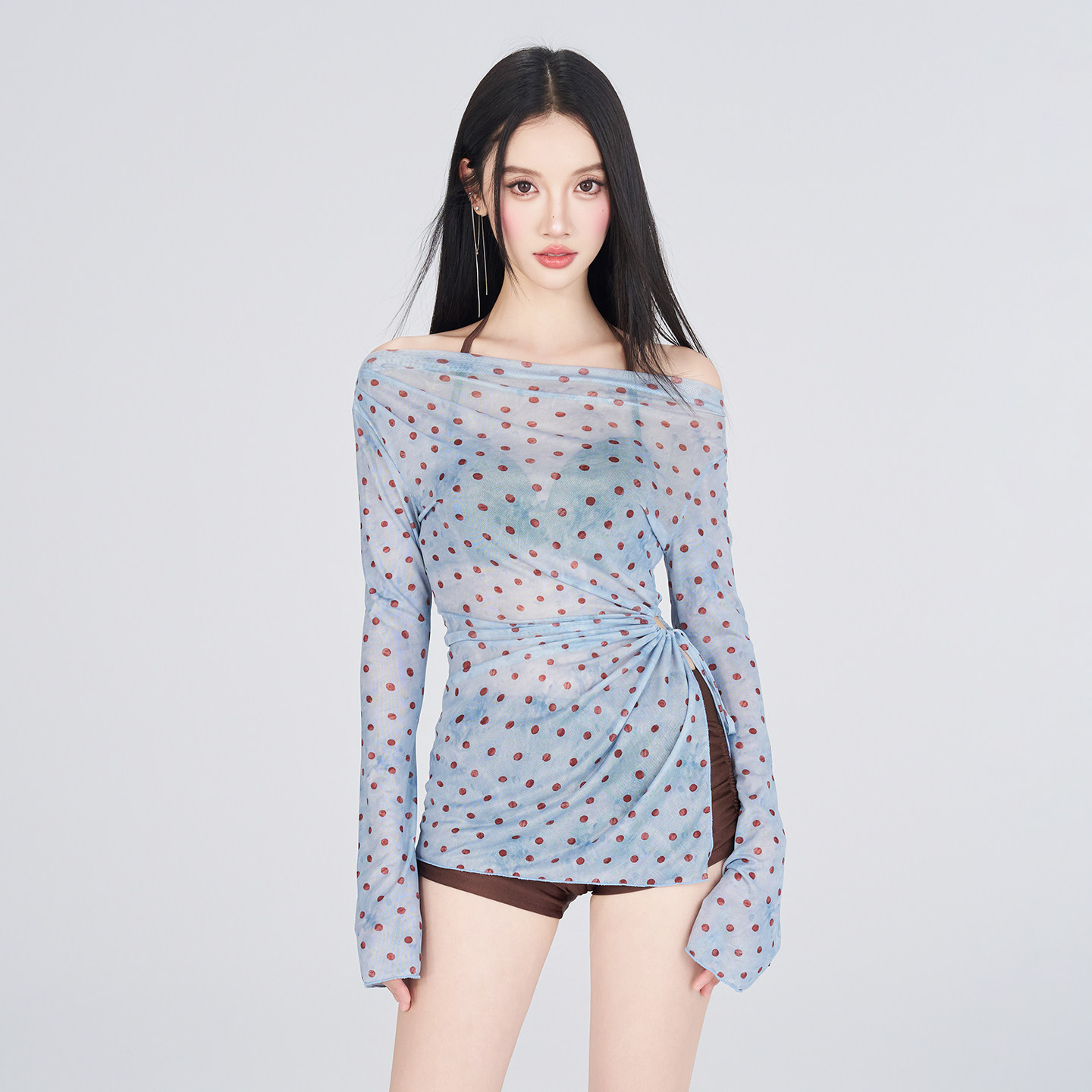 爱丽莎分体泳衣女2026新款显瘦微胖高级感温泉比基尼绝美海边度假