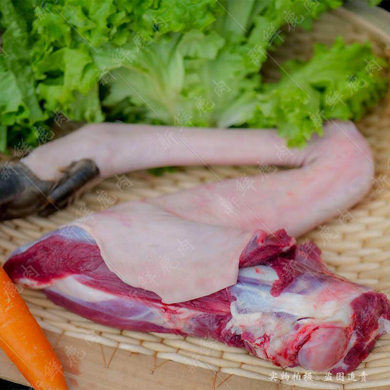 新鲜现杀梅花鹿筋腿鹿腿肉鹿筋新鲜鹿肉鹿腿骨整支鹿腿筋腿带蹄子