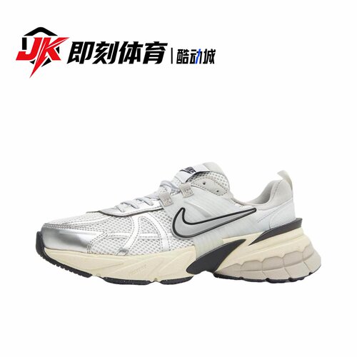 Nike V2K Run 舒适 白银 女款 低帮通勤跑步鞋 FD0736-100