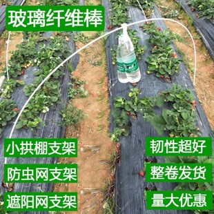 新品棒大农用棚架骨架棚大花棚暖拱杆实心弹支O架种菜棚子玻璃定