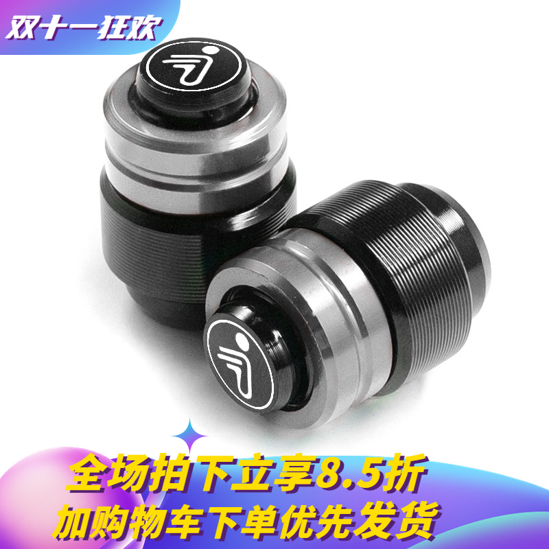 适用九号E100E气嘴盖200E125C90B100PMMAX90 110P F90气门芯帽配